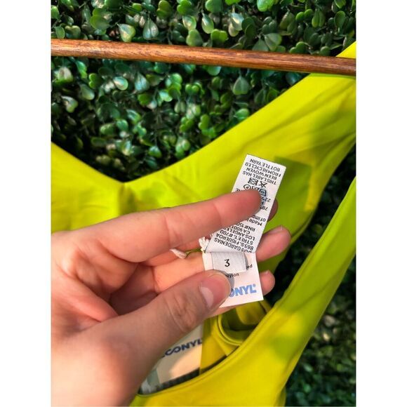 Dos Gardenias Carbon38 Falcon Bikini Set Sz 3 NWT MEDIUM - Picture 5 of 8